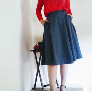 NWT Hemsmith XS Grey Skirt (with pockets)